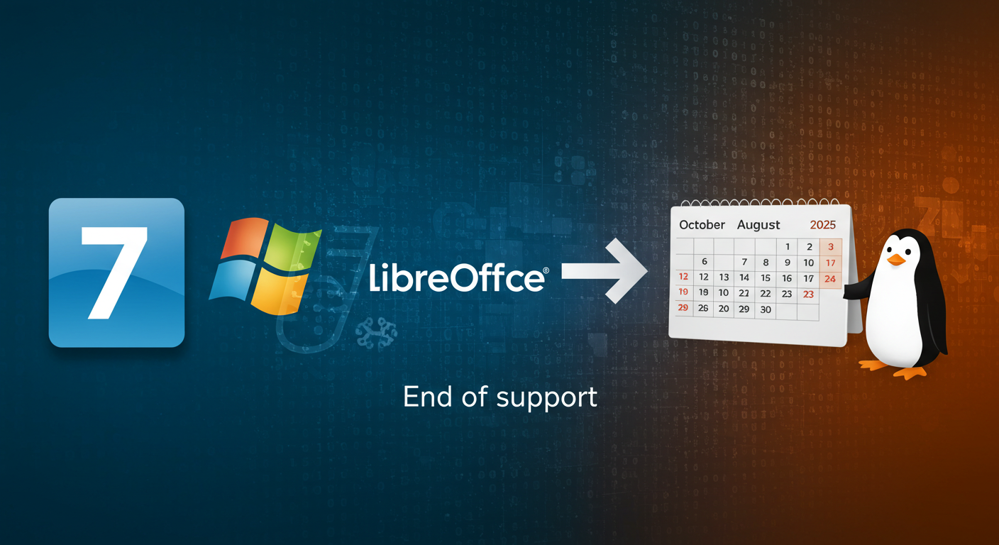 LibreOffice、古いWindowsサポート終了を発表　Windows 10終了を機にLinux移行を推奨
